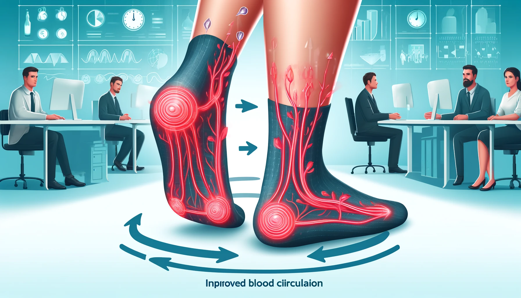 Semelle Gel Amélioration circulation sanguine