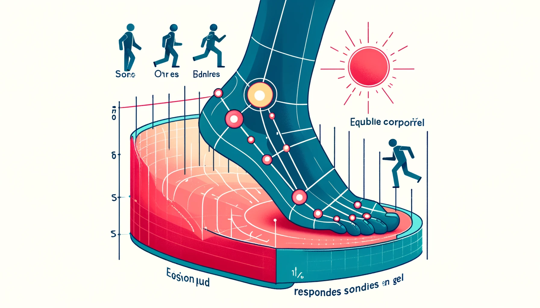 Concept sécurité semelle Gel